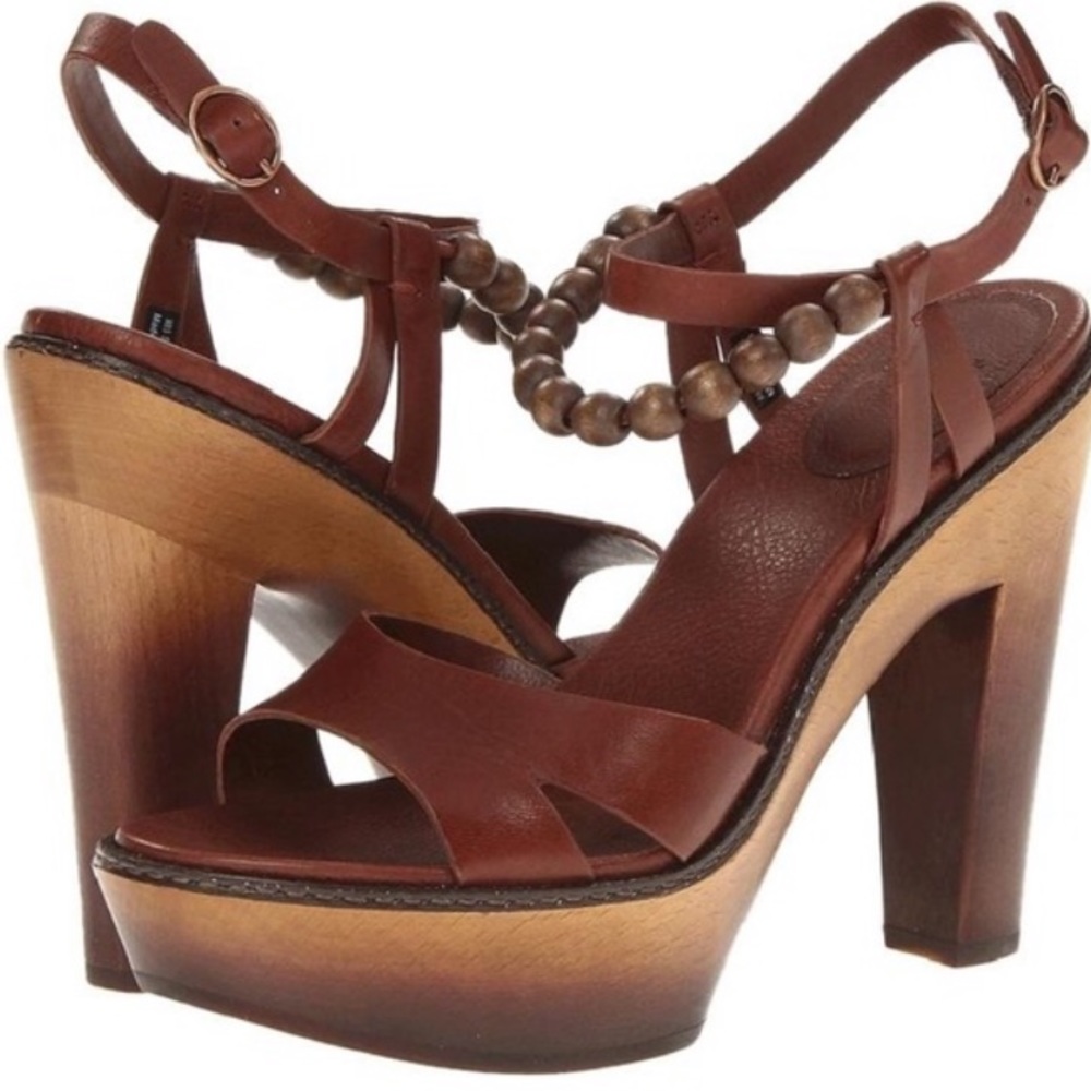 UGG Naima Platform Wooden Heels